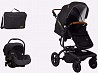Коляска Kidilo Plus 2195 2 в 1 черный