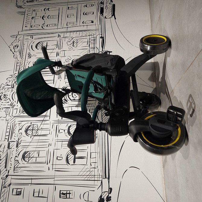 Складной детский трехколесный велосипед с родительской ручкой. Kaspi - изображение 1