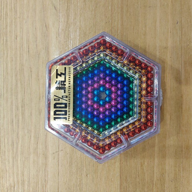 Разноцветный Neocube, магнитный Неокуб. 216 шариков. 5 мм. Головоломка - изображение 1