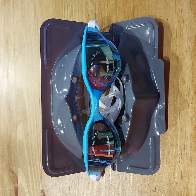Очки для плавания. Плавательные очки в бассейн. Unisex. Для купания. - изображение 1