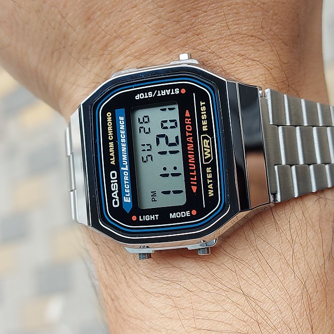 Японские Электронные наручные часы "Casio" A-168WA. Подарок. Винтажные - изображение 1