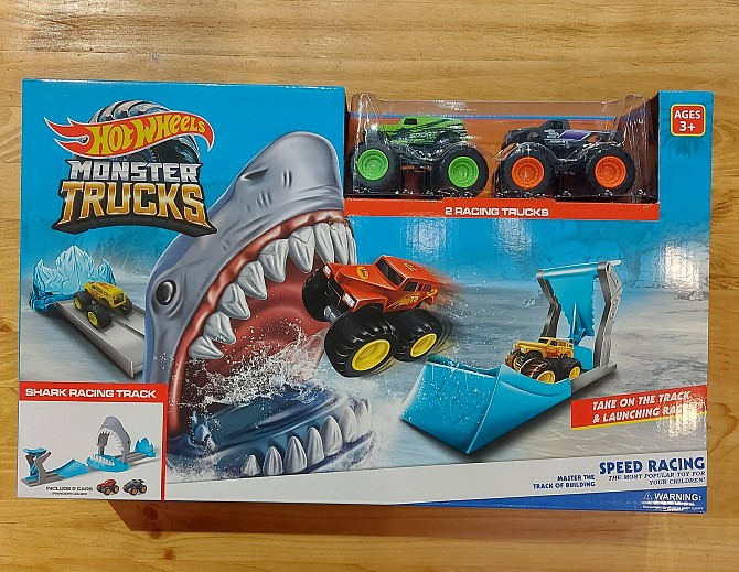 Трек Hot wheels Monster Trucks Shark. Трэк Атака Акулы. Хот вилс. - изображение 1