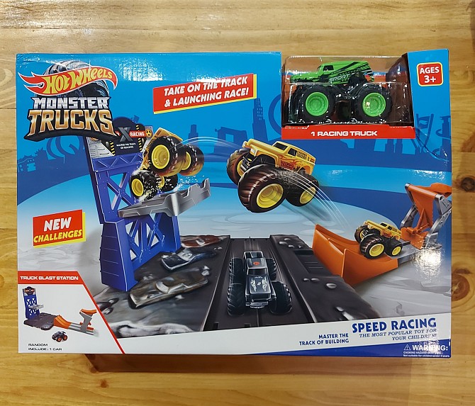 Трек Hot wheels Monster Trucks. Хот вилс. Трасса. Трэк. 1 внедорожник - изображение 1