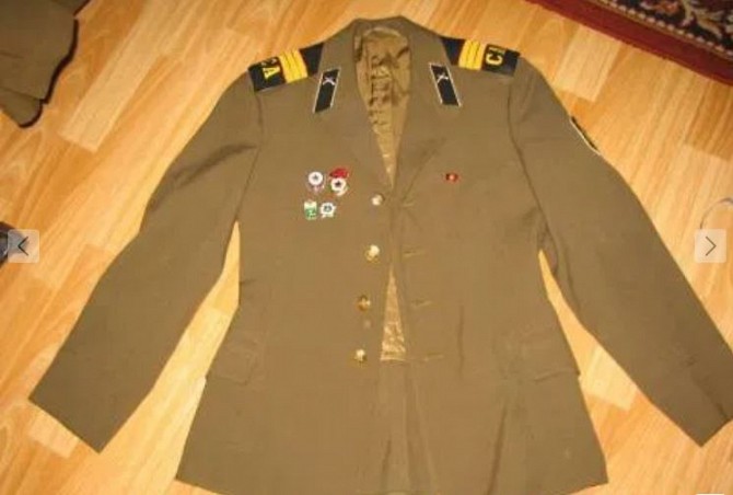 Парадная форма сержанта Советской Армии (китель+брюки)46разм. - изображение 1
