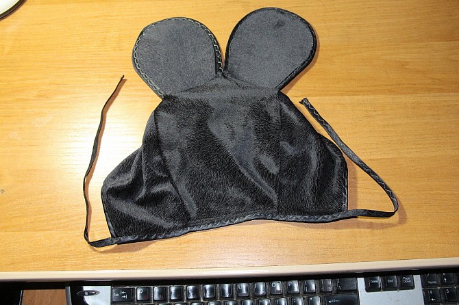 Черная шапочка-мышки для утренников, или косплея. - изображение 1