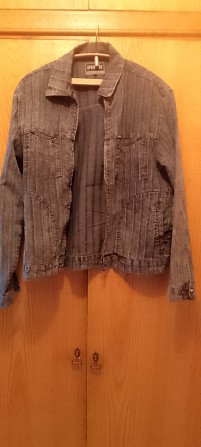 Куртка джинсовая н замке-молнии разм. 50 - изображение 1