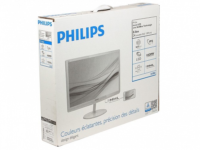 Коробка (упаковка) от монитора 23. 6" Philips модель 247E6EDAW/00 - изображение 1