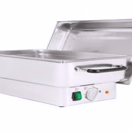 Чаффинг-диш "HURAKAN" HKN-CD14ELS 630x360x300мм, 1,6кВт, 220В, 14л, GN - изображение 1