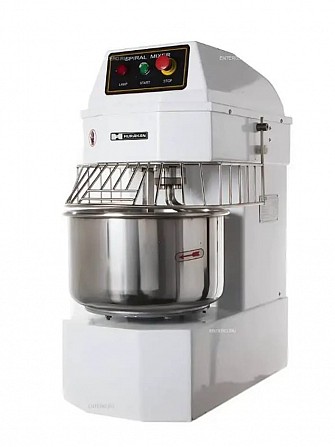 Спиральный тестомес Hurakan HKN-50SN2V. Обьем дежи 50 л Загрузка теста - изображение 1